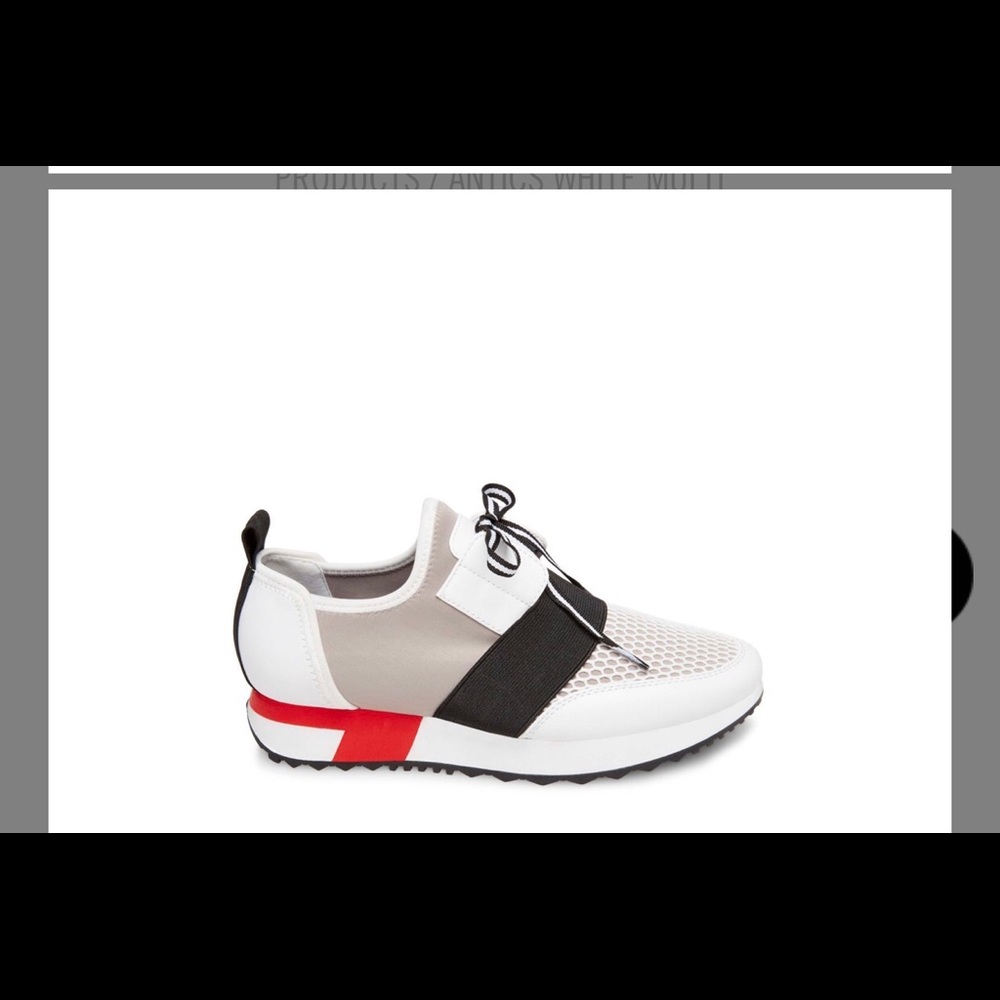 Steve Madden antics white multi sneaker